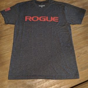 Rogue Basic Shirt, Heather Black/Maroon, Medium
